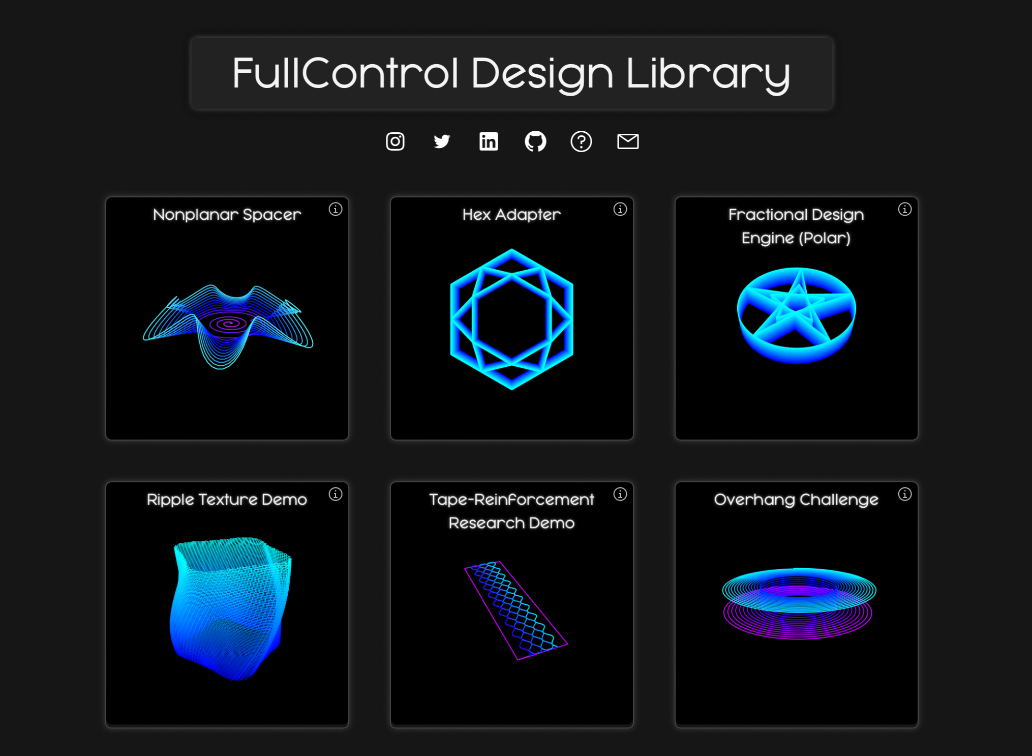 Screenshot of FullControl Design Library