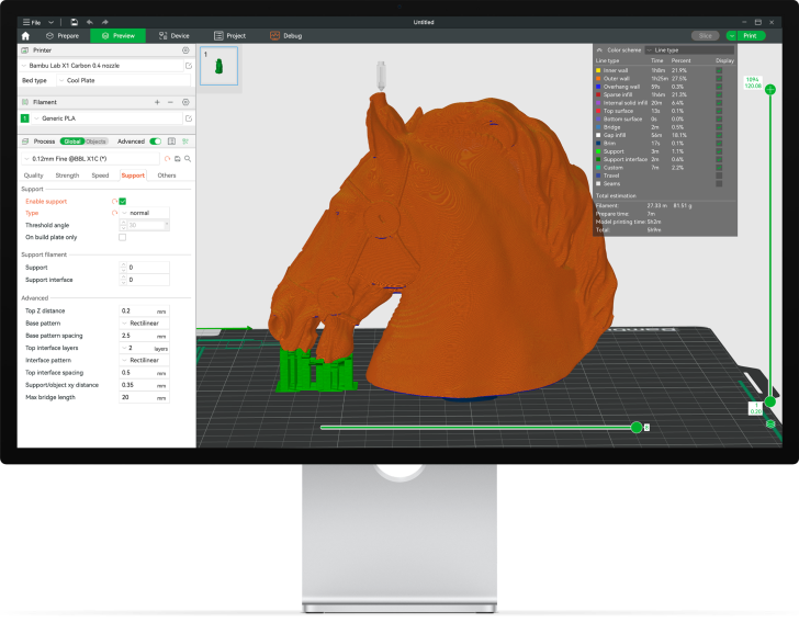 Bambu Studio screenshot