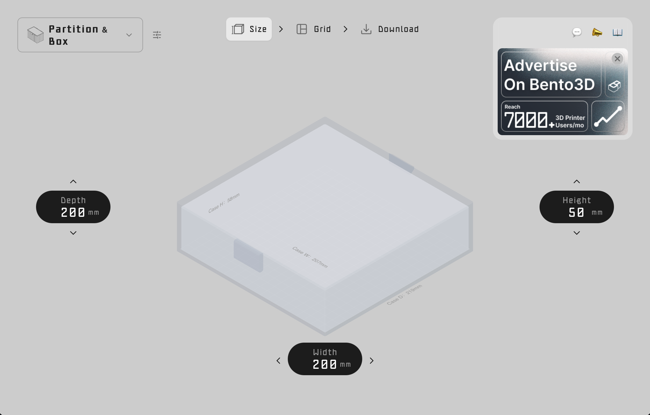Bento3D screenshot