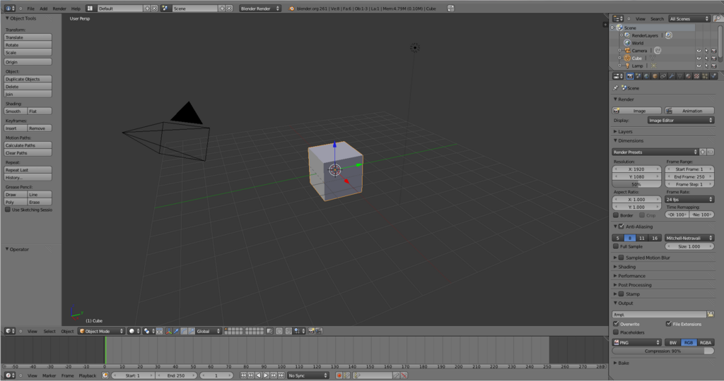 Blender screenshot