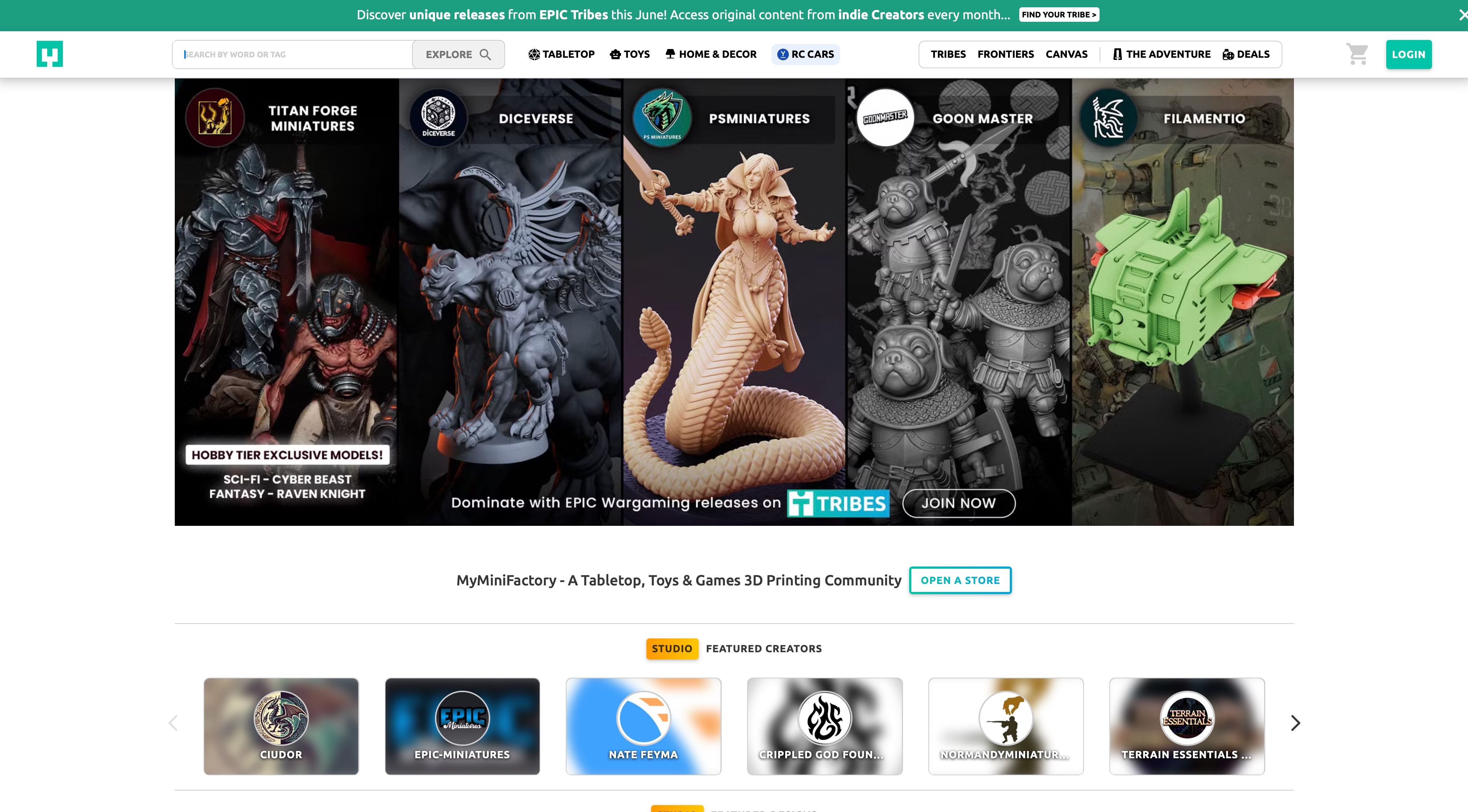 MyMiniFactory screenshot